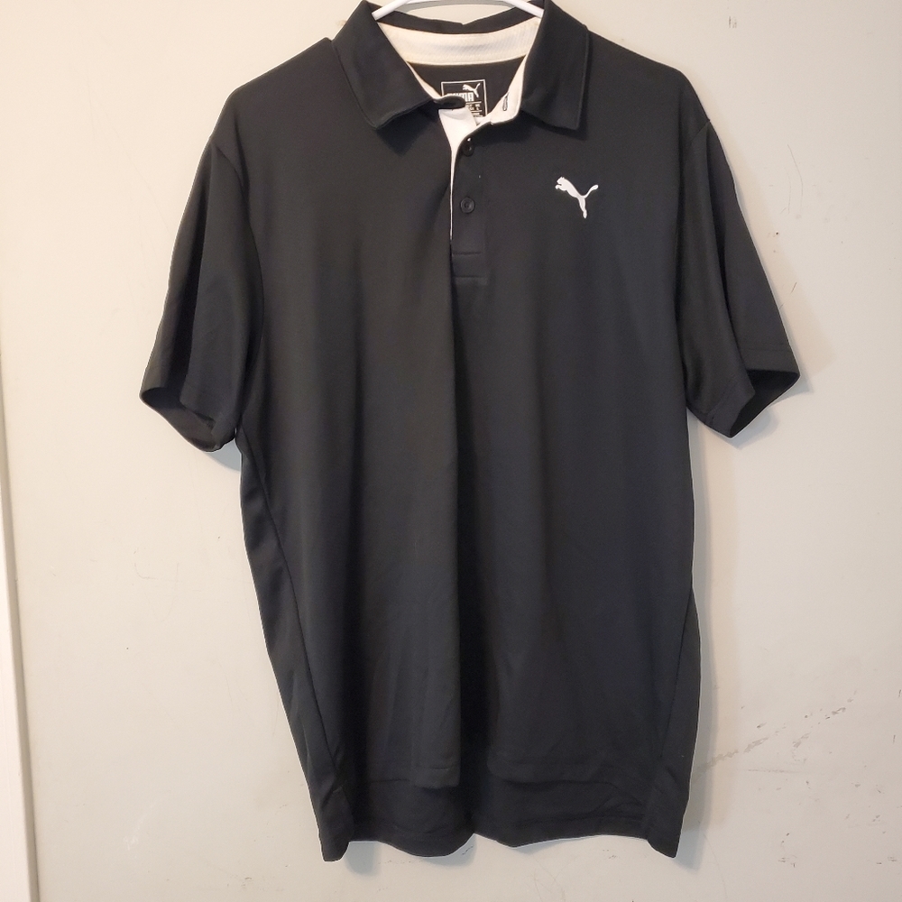 Mens Puma Dry Cell Polo Shirt Sz Large